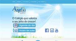 Desktop Screenshot of colegioangelus.com.br