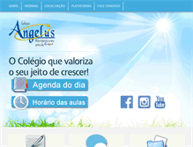 Tablet Screenshot of colegioangelus.com.br